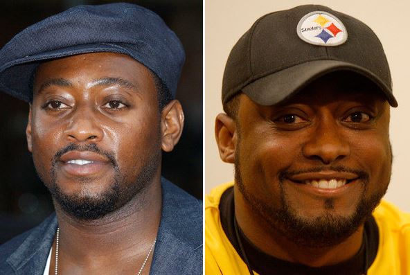 NFL head coach, Mike Tomlin and actor, Omar Epps are quite similar in their appearance.